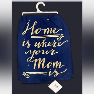 Primitives by Kathy Navy and Gold Mom Towel